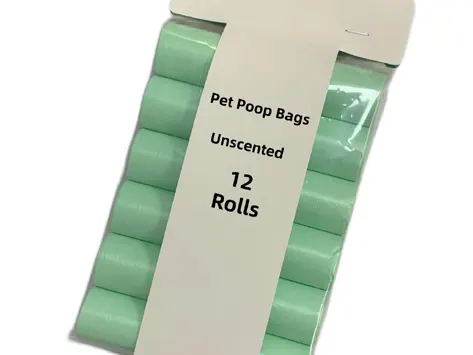 Oxo-Degradable Poop Bags — 6 Rolls Card Head