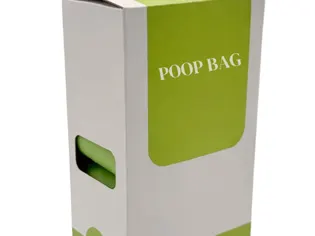 Compostable Poop Bag Rolls — 8 Rolls Color Box