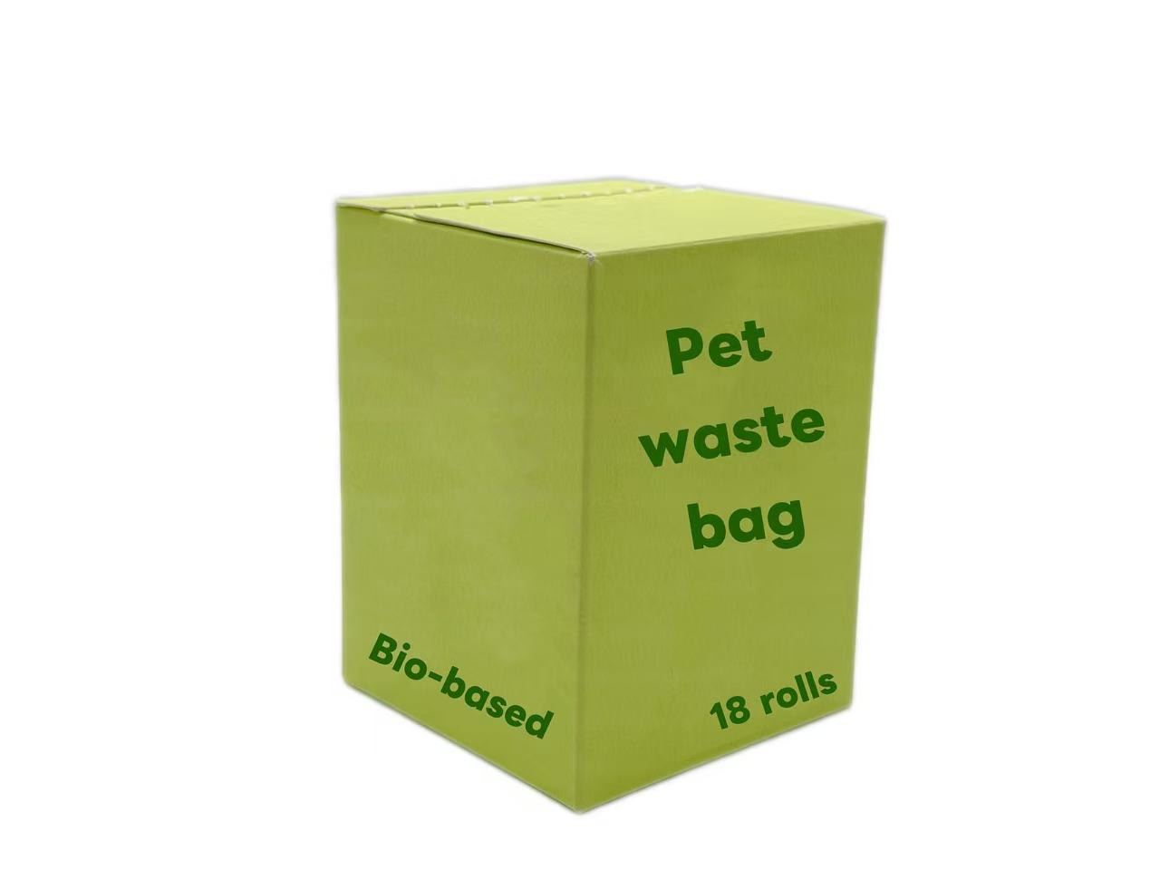 Bio-Based Poop Bag Rolls — 20 Rolls Box