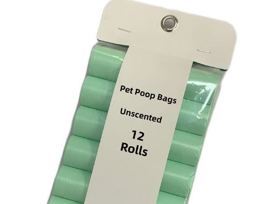 Bio-Based Poop Bags — 3 Rolls Card Head